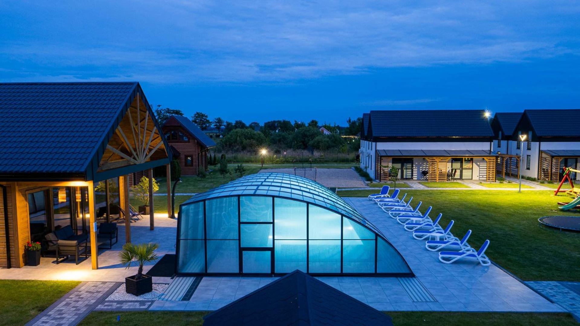 Villa Wakacyjna Osada Jezierzany Esterno foto